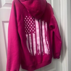 J. America Vibrant Pink Hoodie